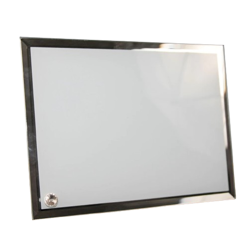 Marco Rectangular Vidrio Bevel 6'' Cristal