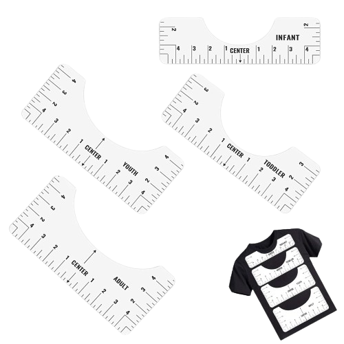 Regla Guía Textil Pack 4