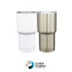 Termo acero inoxidable 20oz color PLATA