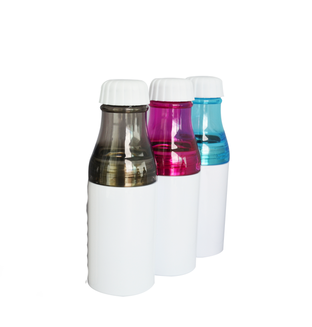Botella de Acero y Plastico