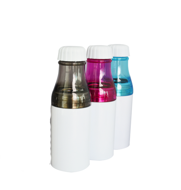 Botella de Acero y Plastico