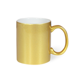 Taza Plateada y Dorada