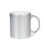 Taza Plateada y Dorada