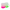 Taza  de vidrio con fondo de color
